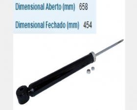 AMORTECEDOR MONROE SP223 NISSAN LIVINA TODOS 2009/ SUSPENSAO TRASEIRO ESQUERDO/DIREITO